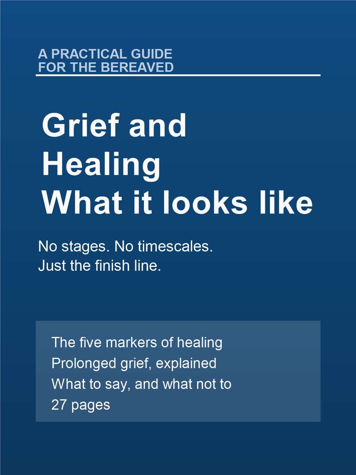 Cover of Grief and Healing: What Healing Actually Looks Like
