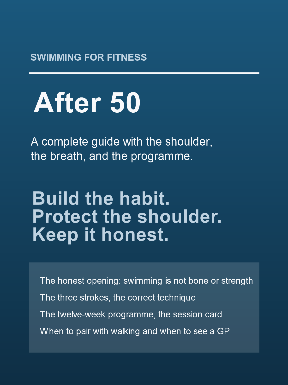 Cover of Swimming for Fitness After 50: A Complete Guide