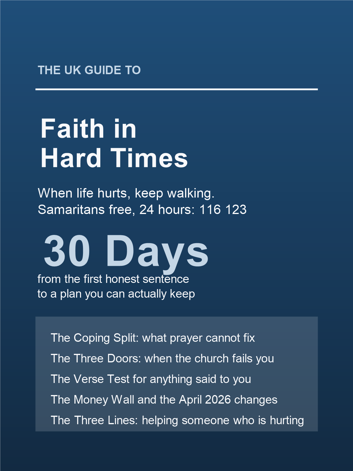 Cover of The UK Guide to Faith in Hard Times: When Life Hurts