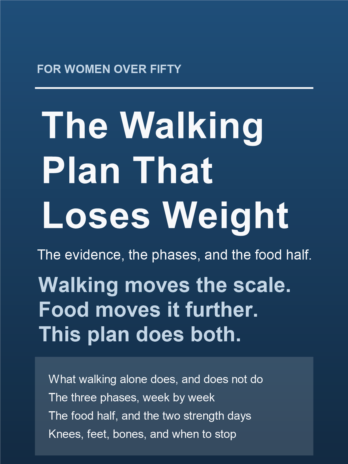 Cover of Weight Loss Walking Plan for Women Over 50: A 12-Week Program